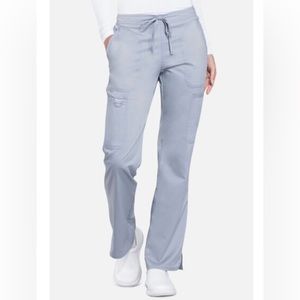Cherokee Drawstring Scrub Pants in Grey